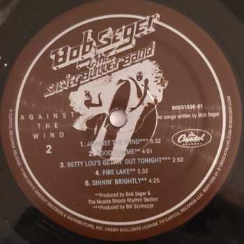 LP Bob Seger And The Silver Bullet Band: Against The Wind