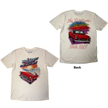 Merch Bob Seger & The Silver Bullet Band: Bob Seger & The Silver Bullet Band Unisex T-shirt: Distance Tour (natural) (back Print) (small) S