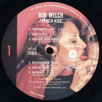 LP Bob Welch: French Kiss