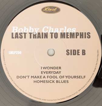 2LP Bobby Charles: Last Train To Memphis