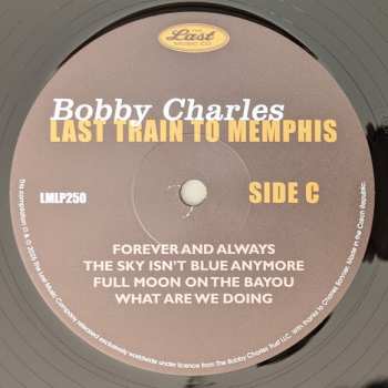 2LP Bobby Charles: Last Train To Memphis