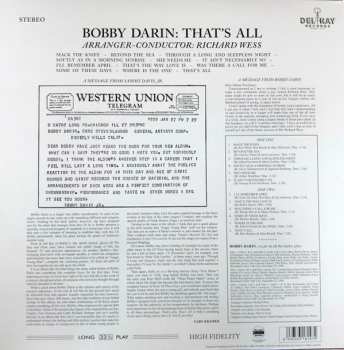 LP Bobby Darin: That's All