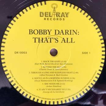 LP Bobby Darin: That's All