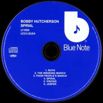CD Bobby Hutcherson: Spiral LTD