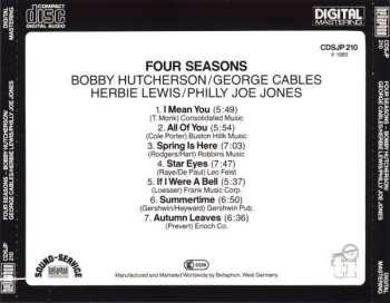 CD Bobby Hutcherson: Four Seasons