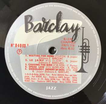 LP Bobby Jaspar: Bobby Jaspar LTD