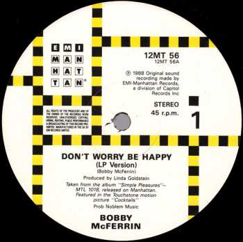 LP Bobby McFerrin: Don't Worry, Be Happy