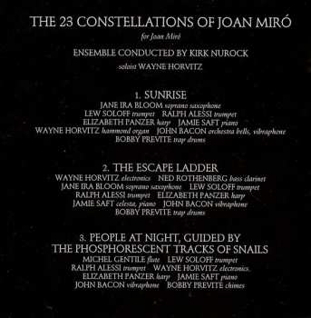 CD Bobby Previte: The 23 Constellations Of Joan Miró