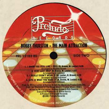 LP Bobby Thurston: The Main Attraction CLR