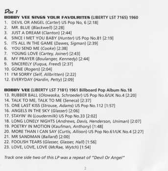 2CD Bobby Vee: Take Good Care Of My Baby