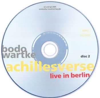 2CD Bodo Wartke: Achillesverse - Live In Berlin