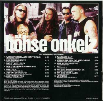 CD Böhse Onkelz: Wir Ham' Noch Lange Nicht Genug