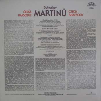 LP Bohuslav Martinů: Česká Rapsódie = Czech Rhapsody