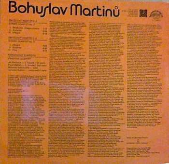 LP Bohuslav Martinů: String Quartets Nos. 2 And 3