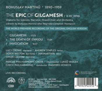 CD Bohuslav Martinů: The Epic Of Gilgamesh