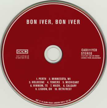 CD Bon Iver: Bon Iver, Bon Iver