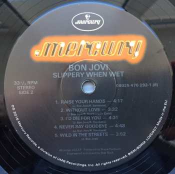 LP Bon Jovi: Slippery When Wet