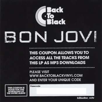 LP Bon Jovi: Slippery When Wet