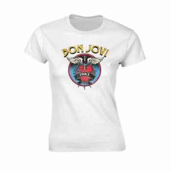 Merch Bon Jovi: T-shirt Women's Heart '83