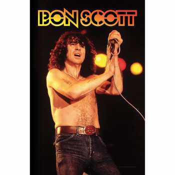 Merch Bon Scott: Textile Poster Bon Scott