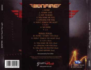 CD Bonfire: Don't Touch The Light