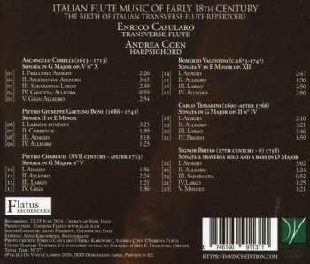 CD Arcangelo Corelli: Italian Flute Music Of Early 18th Century (The Birth Of Italian Transverse Flute Repertoire)