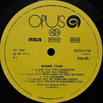 LP Bonnie Tyler: Diamond Cut