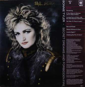 LP Bonnie Tyler: Secret Dreams And Forbidden Fire