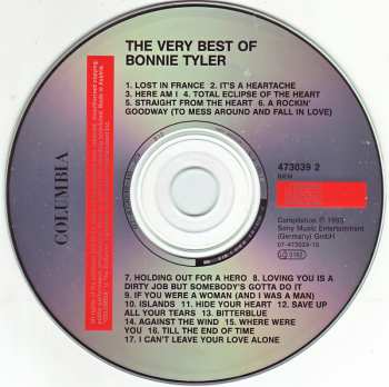 CD Bonnie Tyler: The Very Best Of