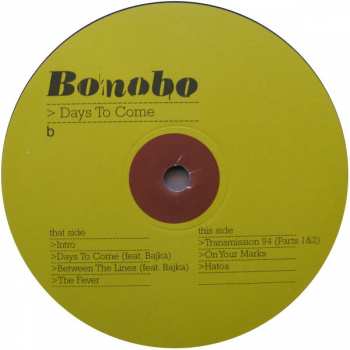 2LP Bonobo: Days To Come