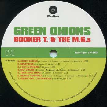LP Booker T & The MG's: Green Onions LTD