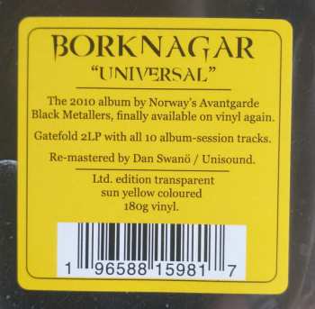 2LP Borknagar: Universal CLR | LTD