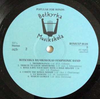 LP Botkyrka Symphonic Band: Popular For Winds