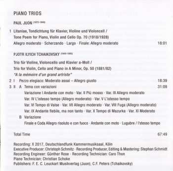 CD Pyotr Ilyich Tchaikovsky: Piano Trios