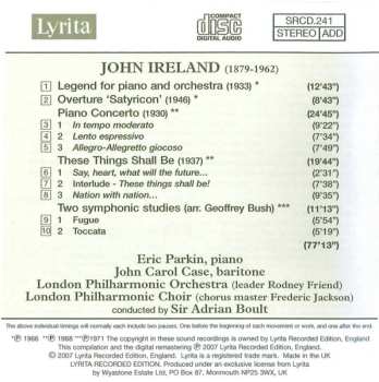 CD Sir Adrian Boult: Piano Concert / These Things Shall Be...