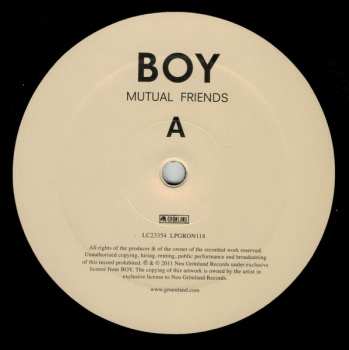 LP/CD BOY: Mutual Friends
