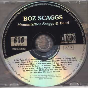 CD Boz Scaggs: Moments / Boz Scaggs & Band