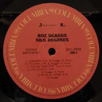 LP Boz Scaggs: Silk Degrees