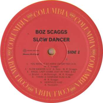 LP Boz Scaggs: Slow Dancer CLR