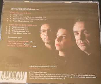 CD Johannes Brahms: Piano Trios 2 & 3