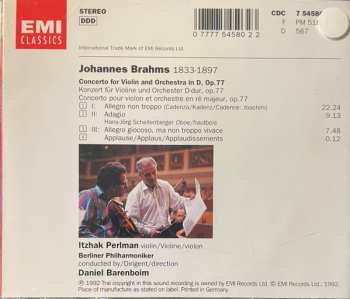 CD Berliner Philharmoniker: Violinkonzert
