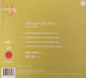 CD Johannes Brahms: Violin Sonatas