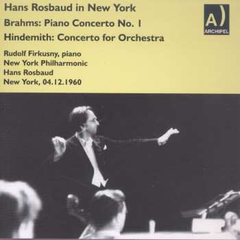 CD Brahms / Rosbaud: Pno Con 1 R. Firkus