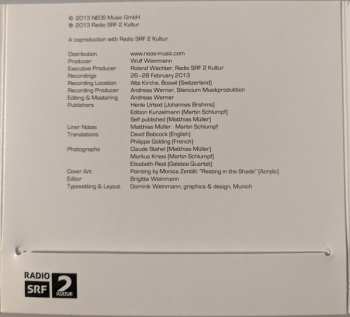 CD Johannes Brahms: Clarinet Quintet Op. 115 / The Five Points / In 23 Teilen