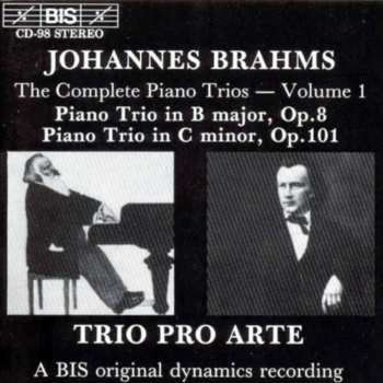 Album Brahms / Trio Pro Arte: Piano Trio In B Op8