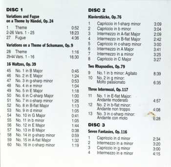 5CD Johannes Brahms: Walter Klien Plays Brahms
