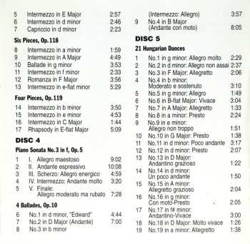 5CD Johannes Brahms: Walter Klien Plays Brahms