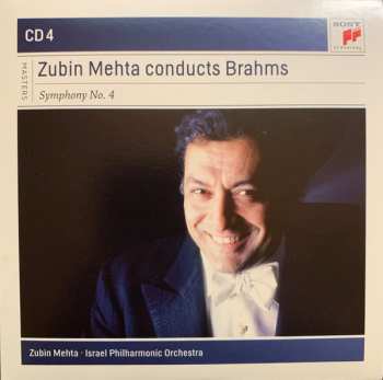 4CD/Box Set Johannes Brahms: Zubin Mehta Conducts Brahms (Symphonies Nos. 1-4 • Tragic Overture • Haydn Variations)