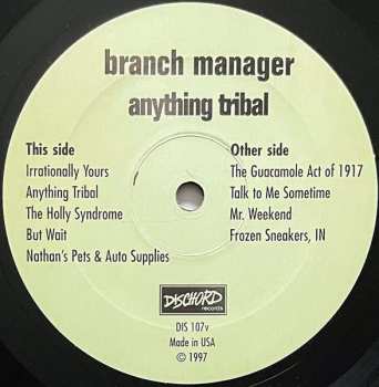 LP Branch Manager: Anything Tribal