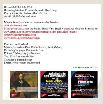 SACD Brass Quintet And Percussion Marine Band Of The Royal Netherlands Navy: Letter From Home